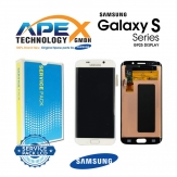 Samsung Дисплей за Samsung G925 Galaxy S6 Edge Бял