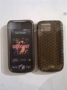Черен силиконов гръб за Samsung S8000