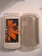 Бял силиконов гръб за Samsung i8910