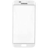 Стъкло за Samsung G925 Galaxy S6 Edge Бяло