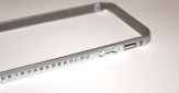 Метален бъмпер Циркони за Apple iPhone 5/5S Сив