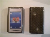 Черен силиконов гръб за SonyEricsson X8