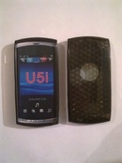 Черен силиконов гръб за SonyEricsson Vivaz