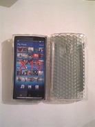 Бял силиконов гръб за SonyEricsson X10