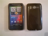 Черен силиконов гръб за HTC Desire HD