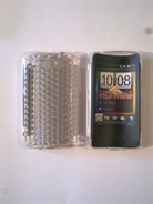 Бял силиконов гръб за HTC HD Mini