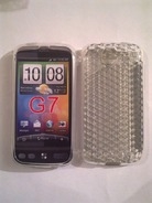 Бял силиконов гръб за HTC Desire