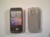 Бял силиконов гръб за HTC Smart