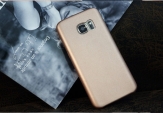 Кожен гръб за Samsung G930 Galaxy S7 Златен