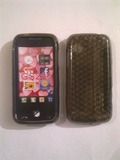 Черен силиконов гръб за LG GS290