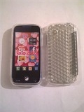 Бял силиконов гръб за LG GS290