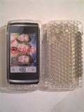 Бял силиконов гръб за LG GC900