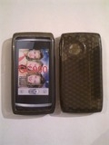 Черен силиконов гръб за LG GC900