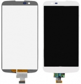 Дисплей + Тъч скрийн за LG K10 K420N Бял