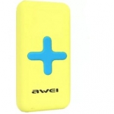 Допълнителна Батерия Awei Power Bank P98K 7000mAh 2USB 2.4A(ЖЪЛТА)