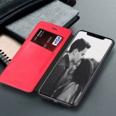 Калъф тефтер X-Level FIB CARD за iPhone X,Черен