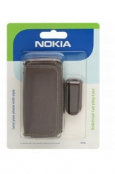 Nokia CP-93 Кафяв кожен хоризонтален кобур