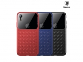 Калъф BASEUS Glass & Weaving,Черен за iPhone X / XS