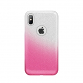 Калъф Glitter 3в1 Розов за iPhone X / XS