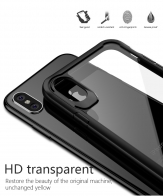 Калъф PVC силикон с черна лайсна за iPhone XR