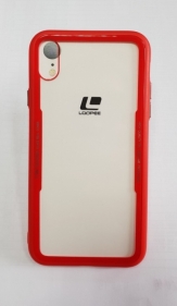 Калъф на LOOPEE Glass,Червен за iPhone XR 