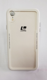 Калъф на LOOPEE Glass,Бял за iPhone XR 