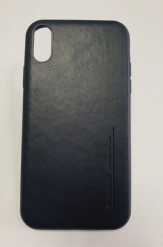 Кожен калъф VORSON Crafted 1 за iPhone XR,Черен