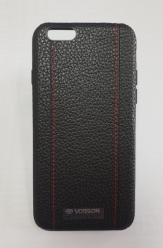 Кожен калъф VORSON Crafted 2 за iPhone XR,Черен