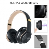 Wireless Слушалки с Handsfree + Speaker Модел-SODO DOQAUS VOGUE 9 Черно/Бежов