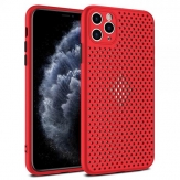 Силиконов калъф Breath за iPhone 11 PRO 5.8 Червен