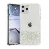 Силиконов калъф с плаващи паети за iPhone 11 PRO 5.8 Прозрачен