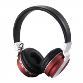 Слушалки с Bluetooth FE-018 Черен/Червен