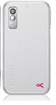 Заден капак за Samsung S5230,бял