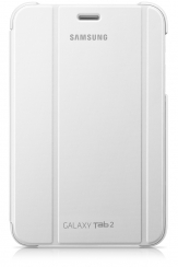 Калъф тип подвързия за Samsung P3110 Galaxy Tap 2 бял