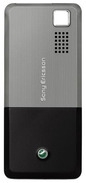 Заден капак за Sony Ericsson T280i тъмно сребърен