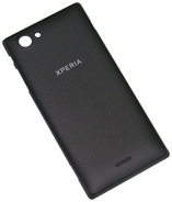 Заден капак за Sony Xperia J Черен