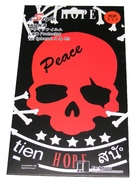 Преден и заден протектор за Apple iPhone 4/4S Red Skull