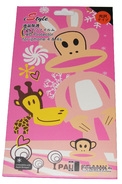 Преден и заден протектор за Apple iPhone 5 Paul Frank Pink