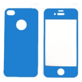 Цветен преден и заден протектор за Apple iPhone 5 Син