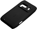 Черен силиконов гръб за Nokia N8
