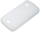Бял силиконов гръб за Nokia C5-03