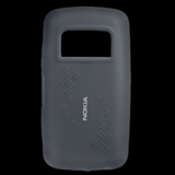 Черен силиконов гръб за Nokia C6-01