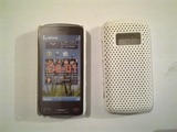 Бял силиконов твърд гръб за Nokia C6-01