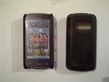 Черен силиконов твърд гръб за Nokia C6-01