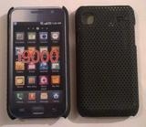 Черен силиконов твърд гръб за Samsung i9000 Galaxy S