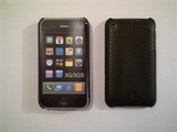 Черен силиконов твърд гръб за Apple iPhone 3GS