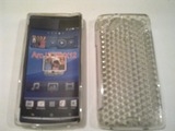 Бял силиконов гръб за Sony Ericsson Arc 