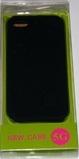 Черен силиконов калъф за Apple iPhone 5 тип пчелна пита