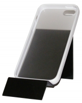 Прозрачен калъф с бяла лайсна за Apple iPhone 5