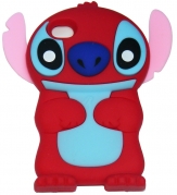 Силиконов калъф stitch за Apple iPhone 4 Червен